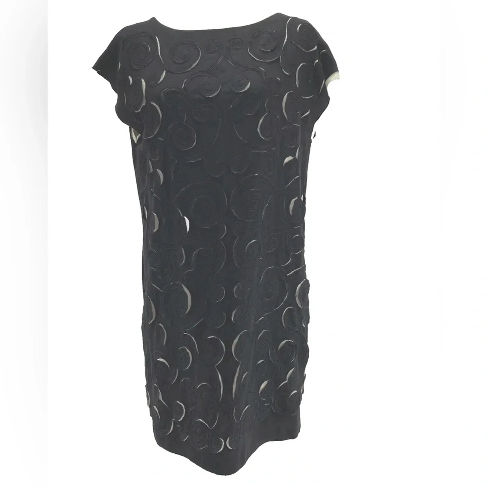 Catherine Malandrino Appliqué Shift Dress